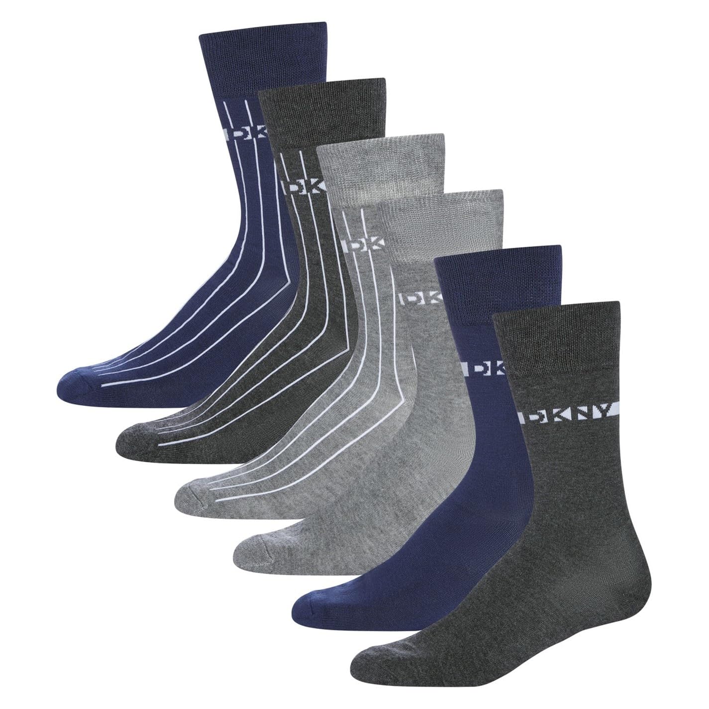 Dkny Men's  6 Pack Socks Jay in Size 7 - 11, Sports Direct