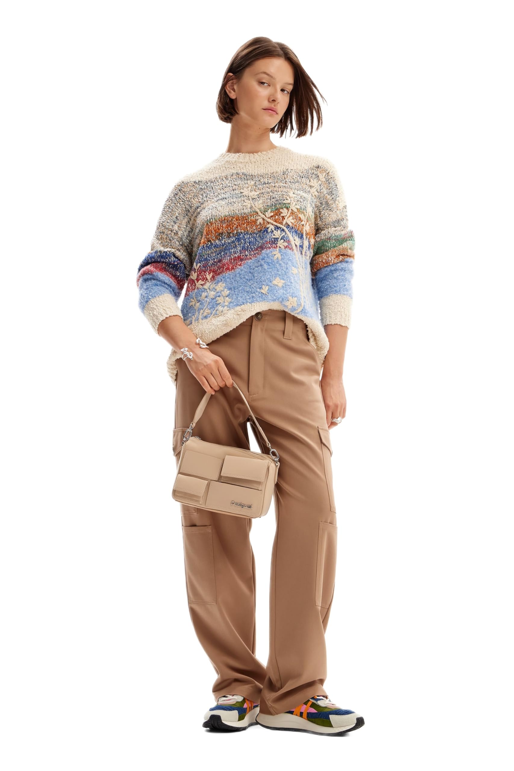 Desigual Pull femme JERS_Gran Sudbury Tutti Fruti L