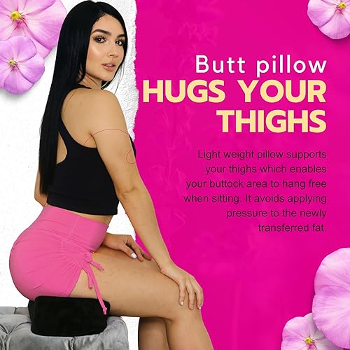 Miniatura 4 de BBL - Almohada para después de la cirugía, almohada suave para levantamiento de glúteos con orinario femenino y bolsa de mano, almohada de cirugía