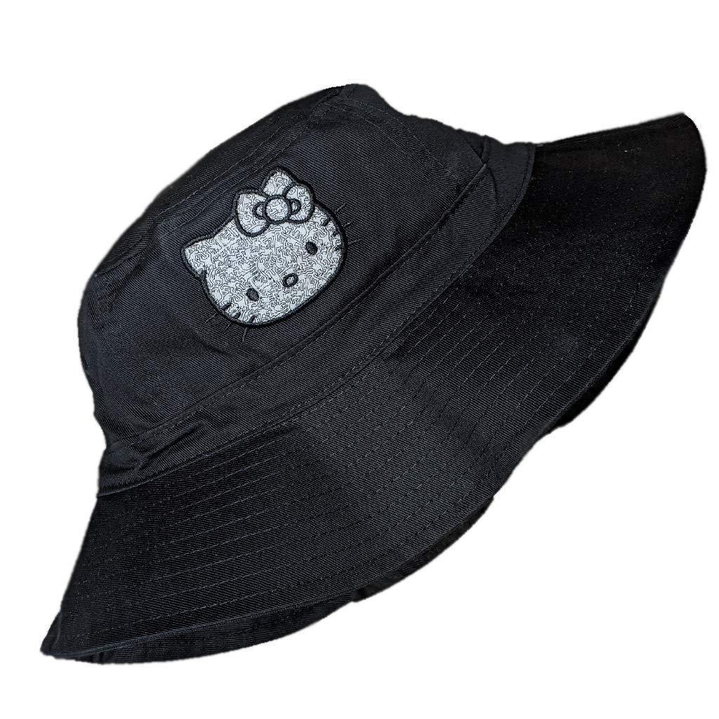 Loungefly Sanrio Hello Kitty x Keith Haring Black Bucket Hat