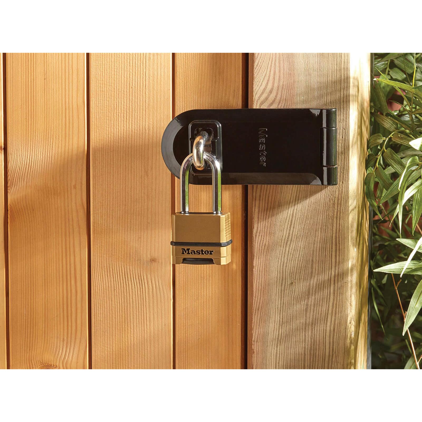 MASTER LOCK Lucchetto ad Alta Sicurezza [Combinazione] [Arco XLungo] [Zinco] [Esterno] M175EURDLH - Ideale per Portali, Garage, Lunghezza Archetto,Sconto