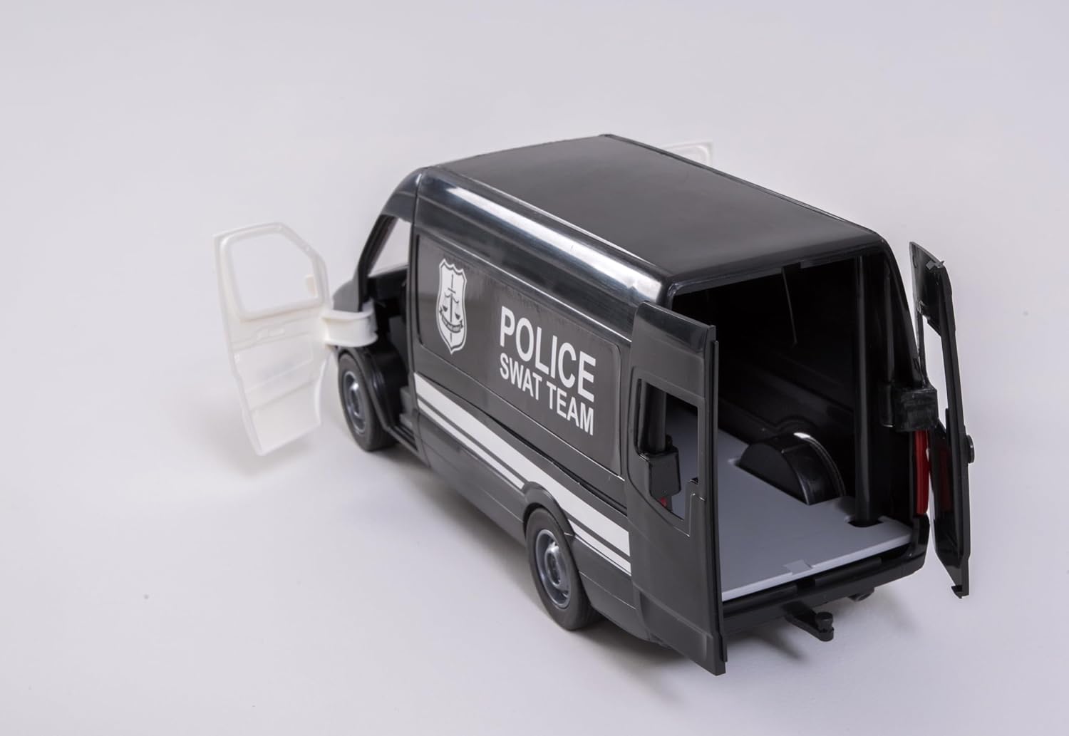 Licensed Series of Mercedes-Benz Sprinter Collectible Toy Truck Police Black Exclusive