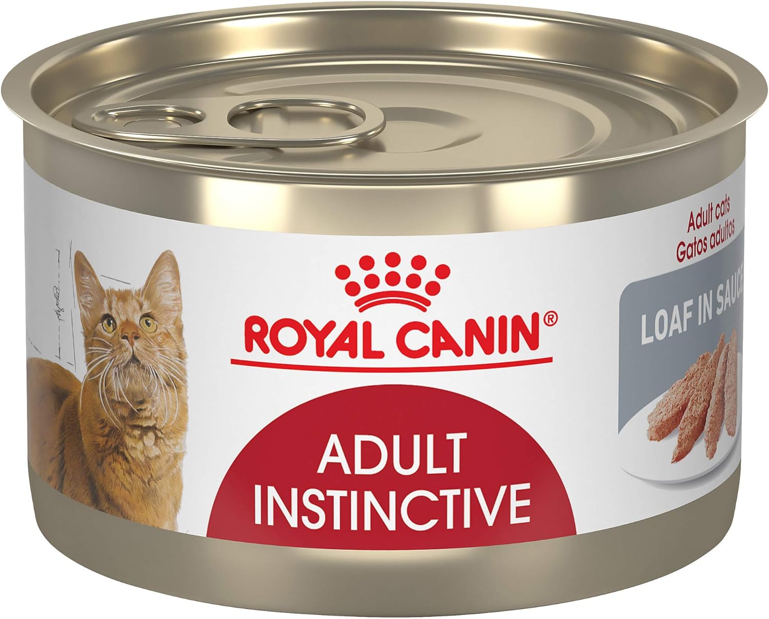 Royal Canin Feline Health Nutrition Adult Instinctive Adult Loaf in Sauce Cat Food, 5.1 oz (Pack of 24)