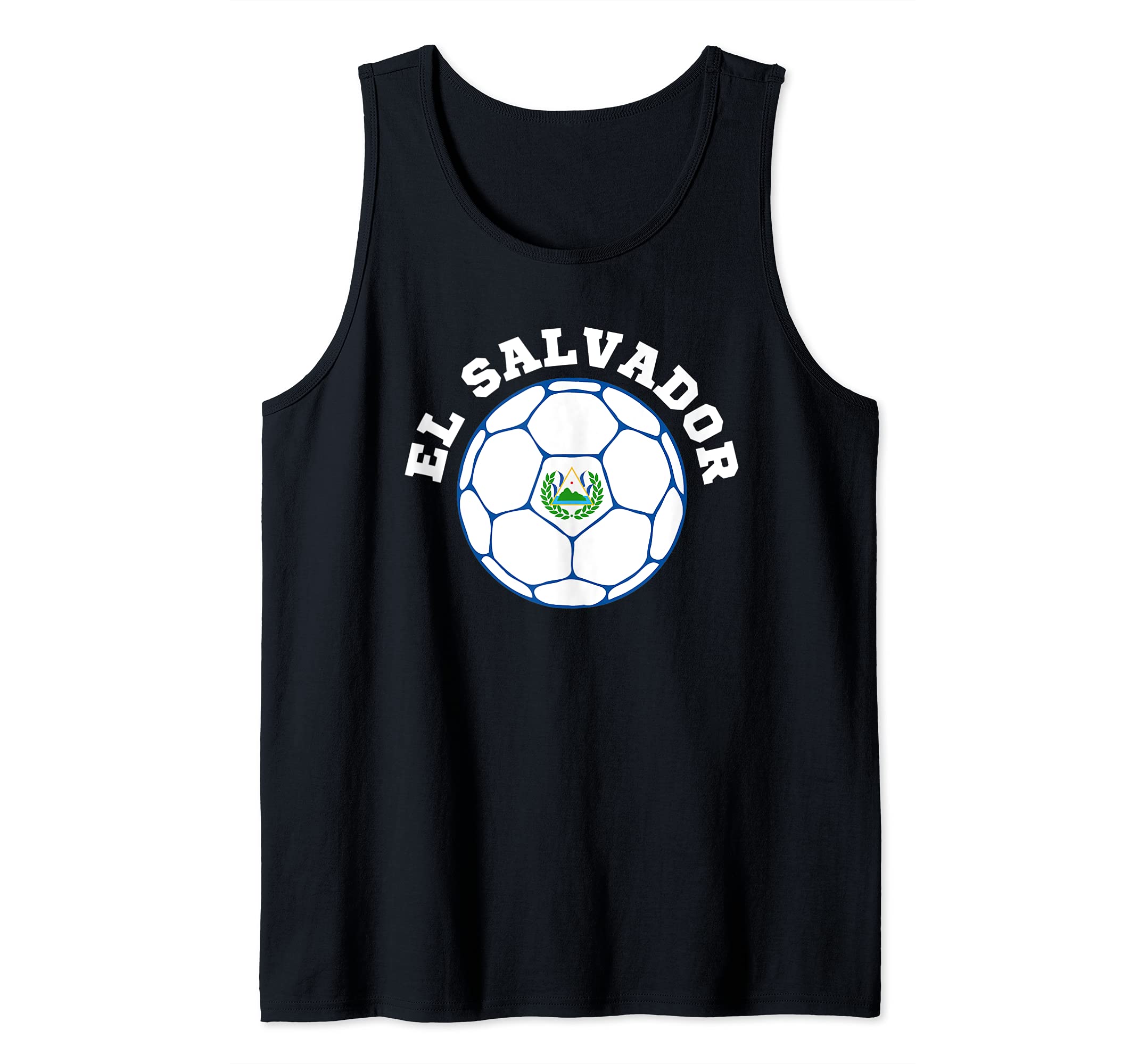 El Salvador Futbol Mascon Charamusquear Soccer Tank Top