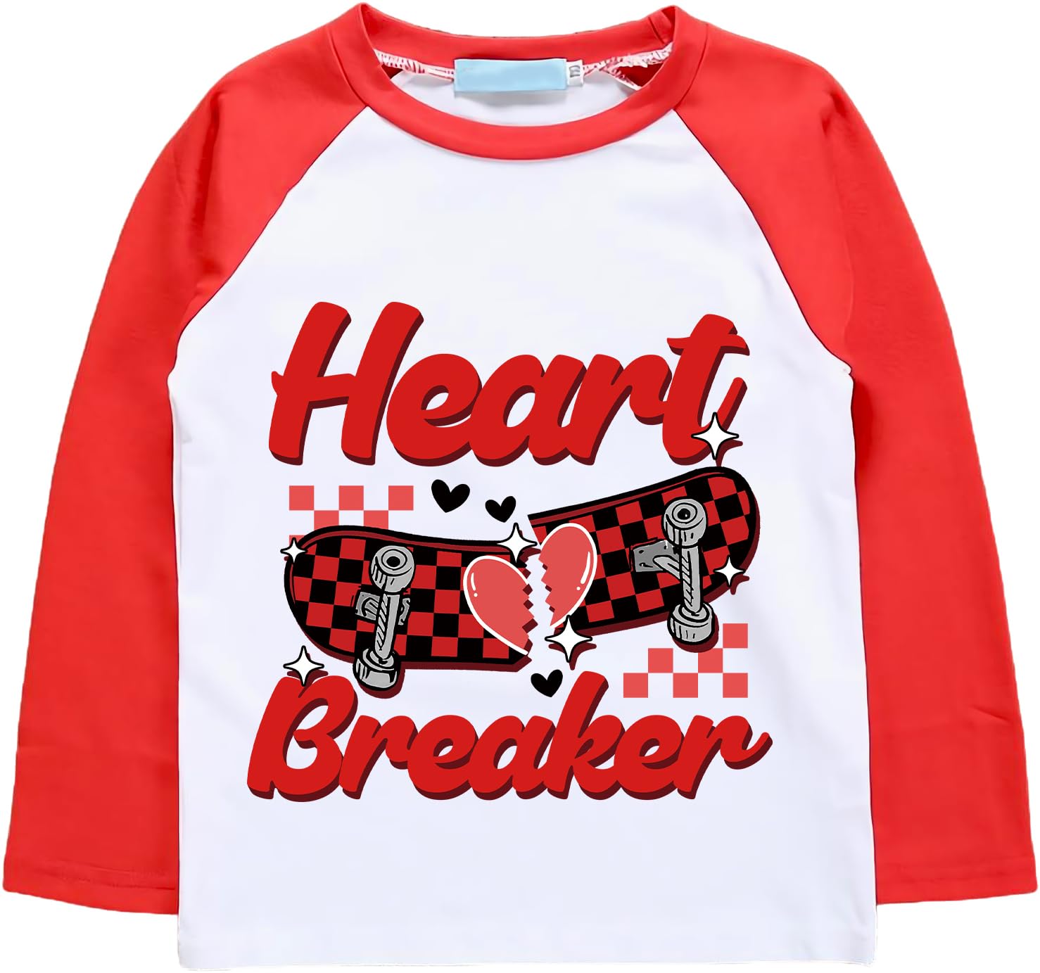 Boys Valentine's T-Shirt Kids Valentines Tee Monster Truck Dinosaur Digger Love Heart Clothes Toddler 2-7T