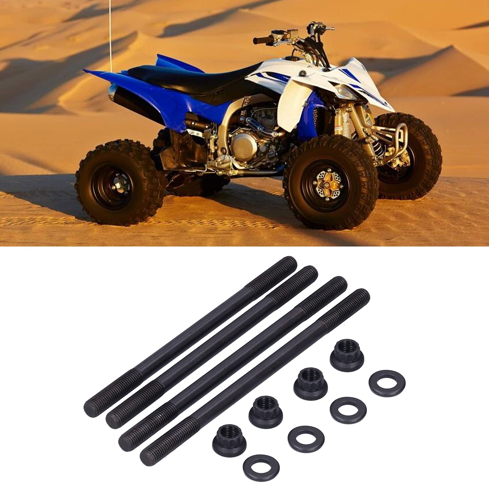 Amazon.co.jp: エンジンヘッドボルト、オートバイ用の鋼製の強力で正確