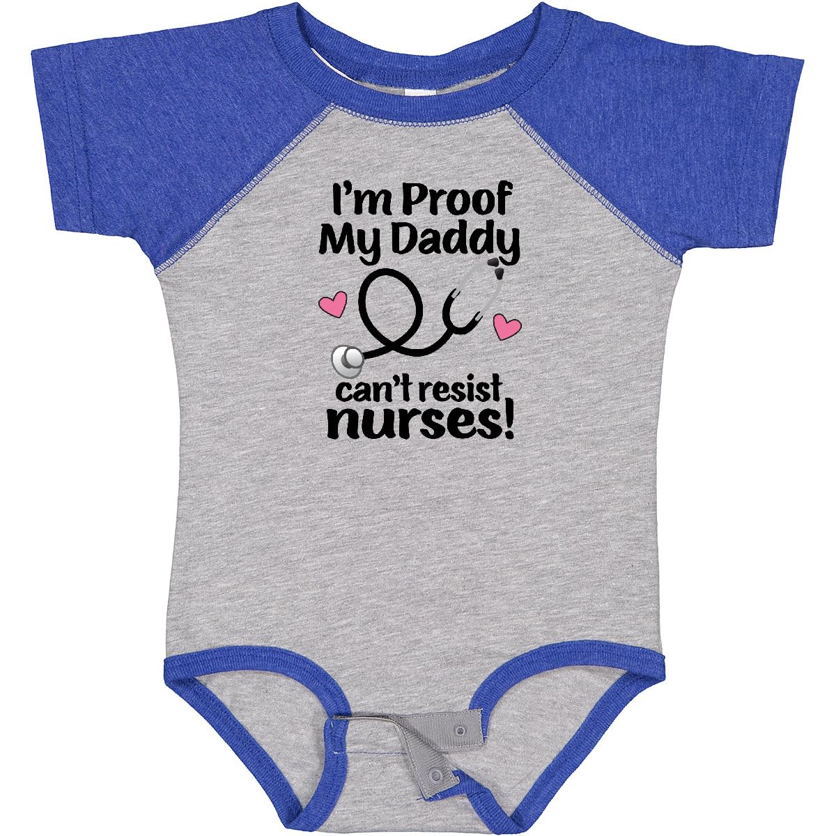 inktastic Nurse Mommy Daddy Can't Resist Nurses Baby Bodysuit