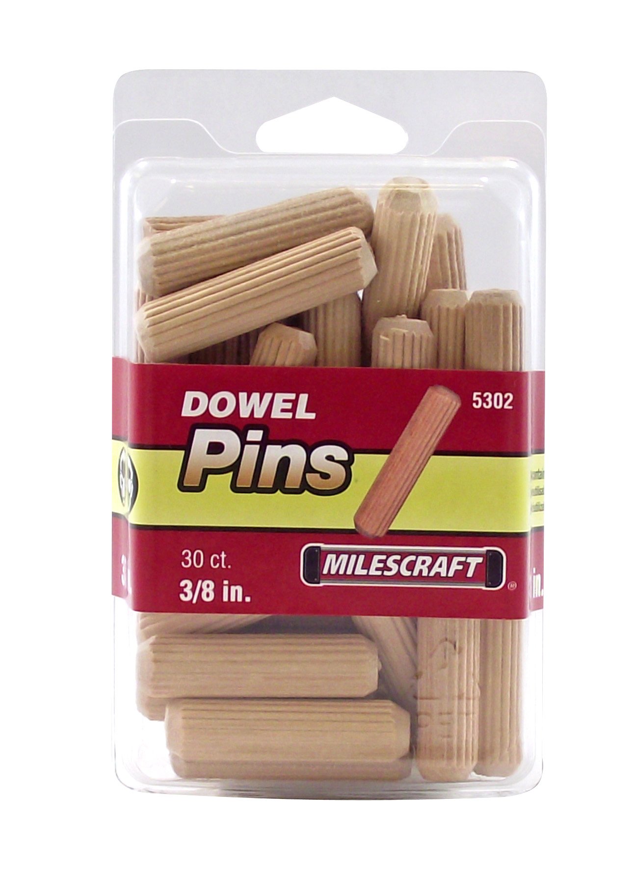 Hardwood Dowel Pins - 30 Pack -2
