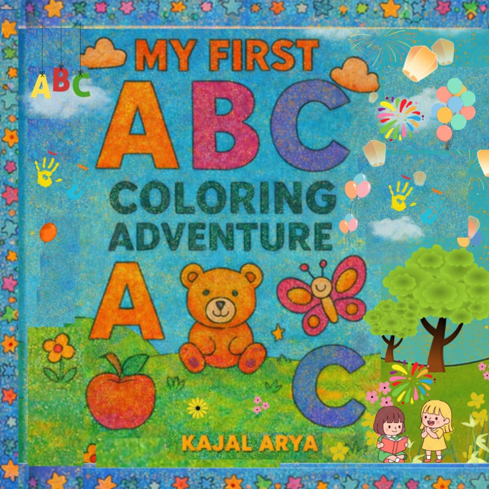 MY FIRST ABC - COLORING ADVENTURE BY KAJAL ARYA (Learning Books for kids)