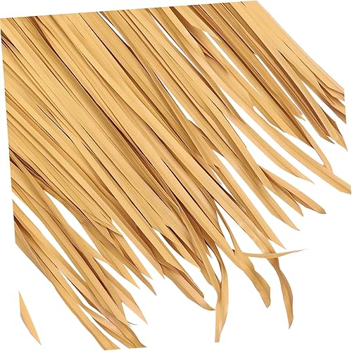 Miniatura 8 de 4 techos de paja artificiales para decoración de jardín, paneles de paja de simulación, techos de paja resistentes al fuego para paisajismo y