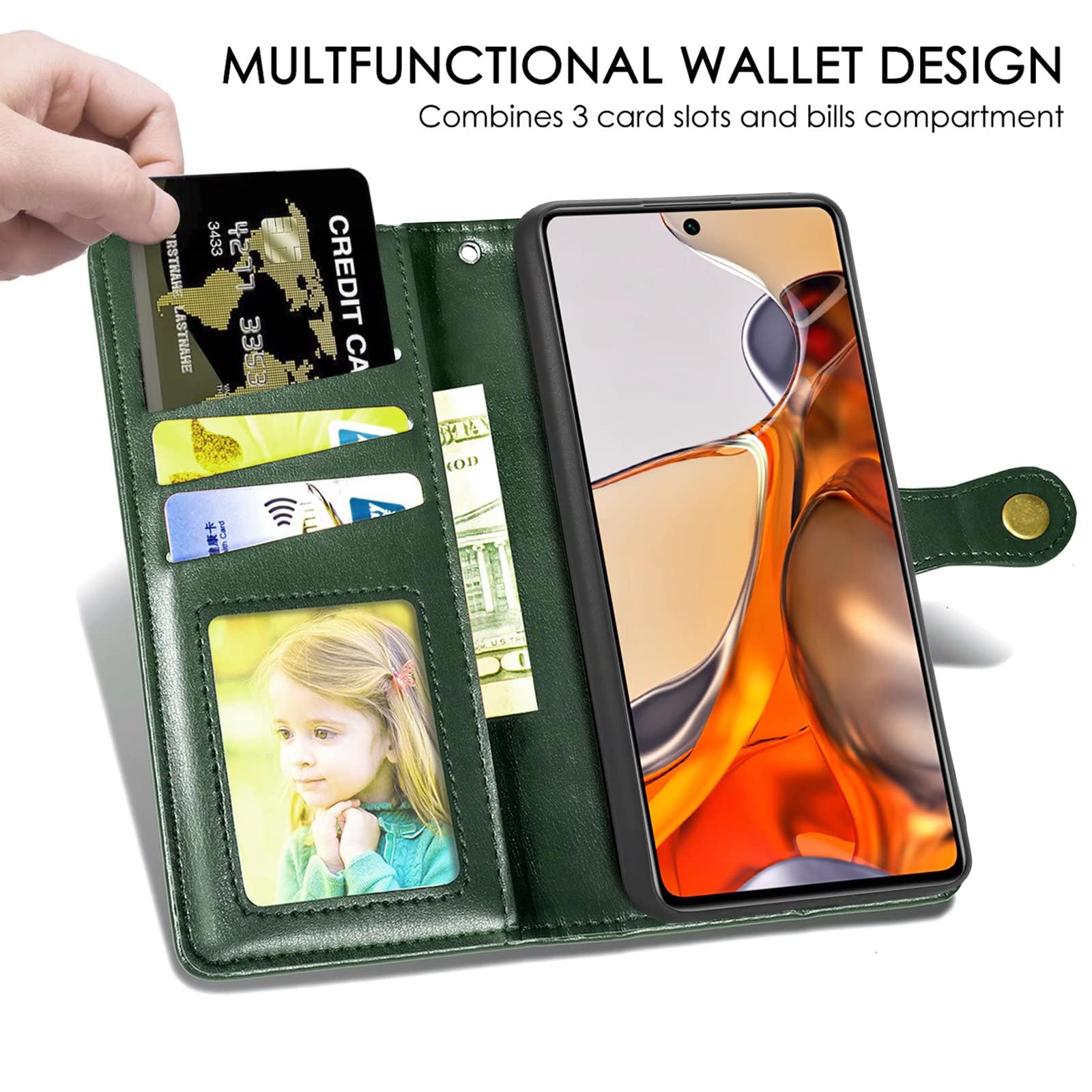 Cadorabo Custodia Libro Portafoglio Per Vivo Y71 – Pelle Finta Notte Nera, Chiusura Magnetica, Vani Per Carte E Banconote, Funzione Stand