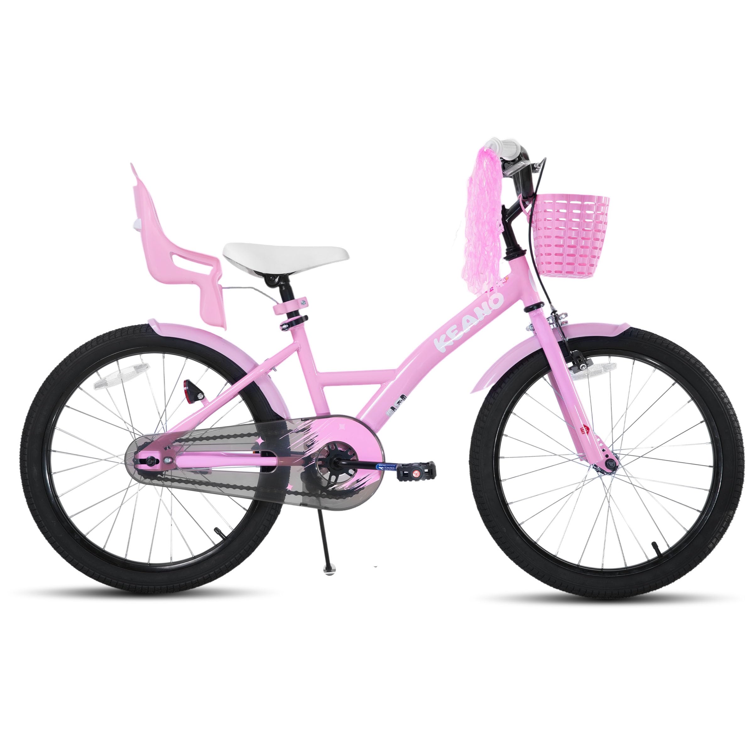 JOYSTAR Bicicleta infantil Zinnia de 14/16/20 pulgadas para niñas de 2 a 11 años, bicicleta para niña con ruedas estabilizadoras, pancarta y serpentinas — view 7