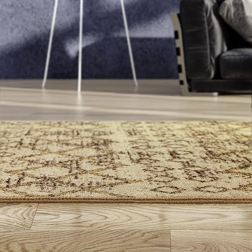 Miniatura 114 de Antep Rugs - Alfombras antideslizantes de 3 x 5 pies (antideslizante) con parte trasera de goma, de estilo antiguo, bohemio, marroquí y con pelo