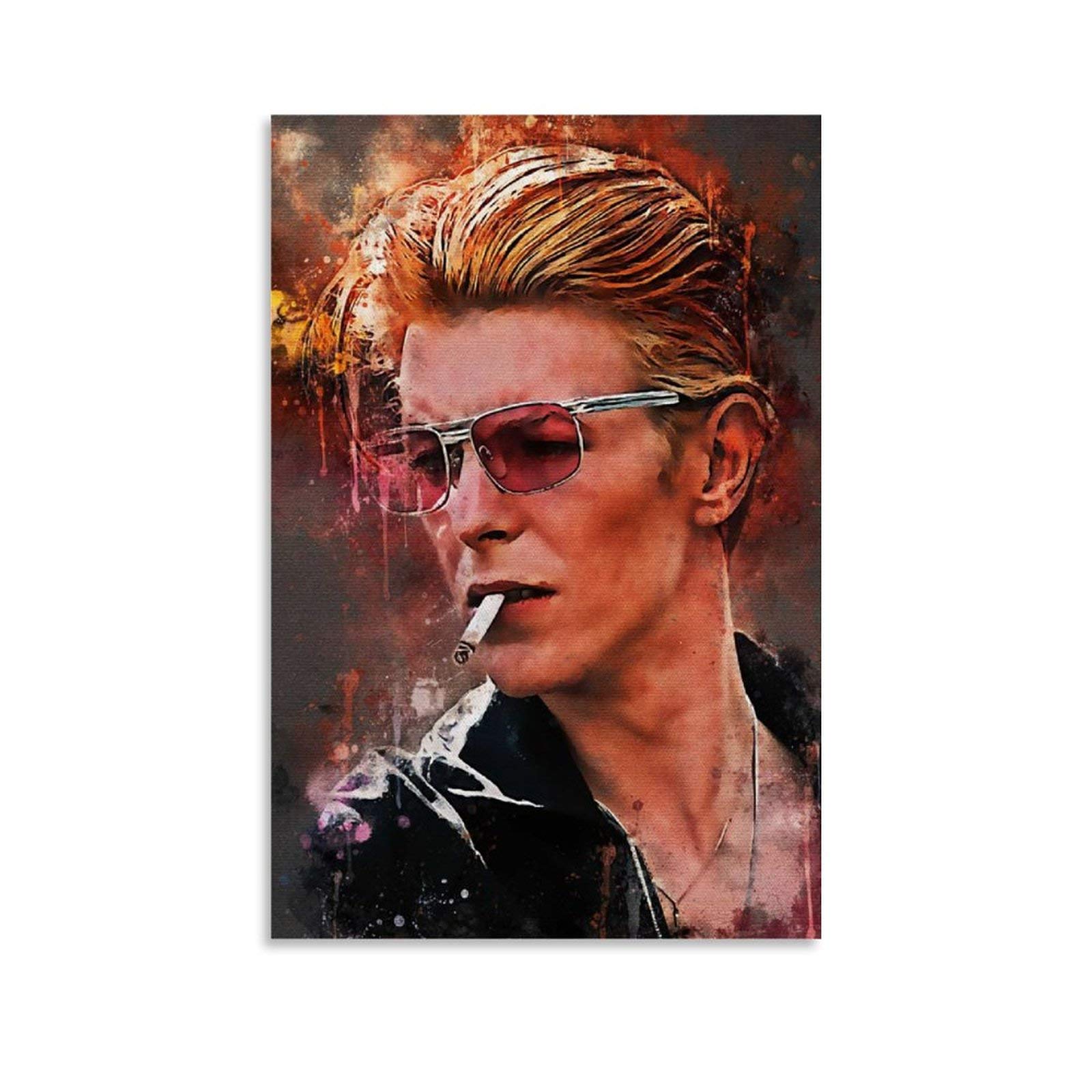 ASDSA David Bowie Canvas Art Poster and Wall Art Picture Print Modern Family bedroom Decor Posters 08x12inch(20x30cm)