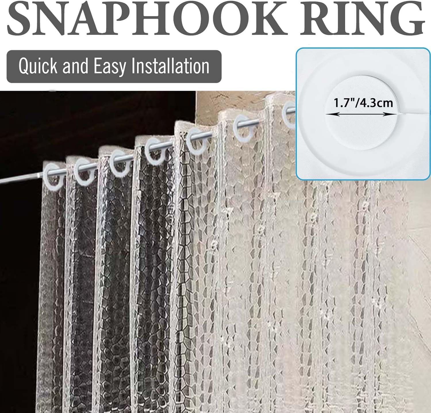 pocenla 3D PEVA Shower Curtain Liner Water Cube Waterproof Shower LinerShower Curtain Liner PEVA 71