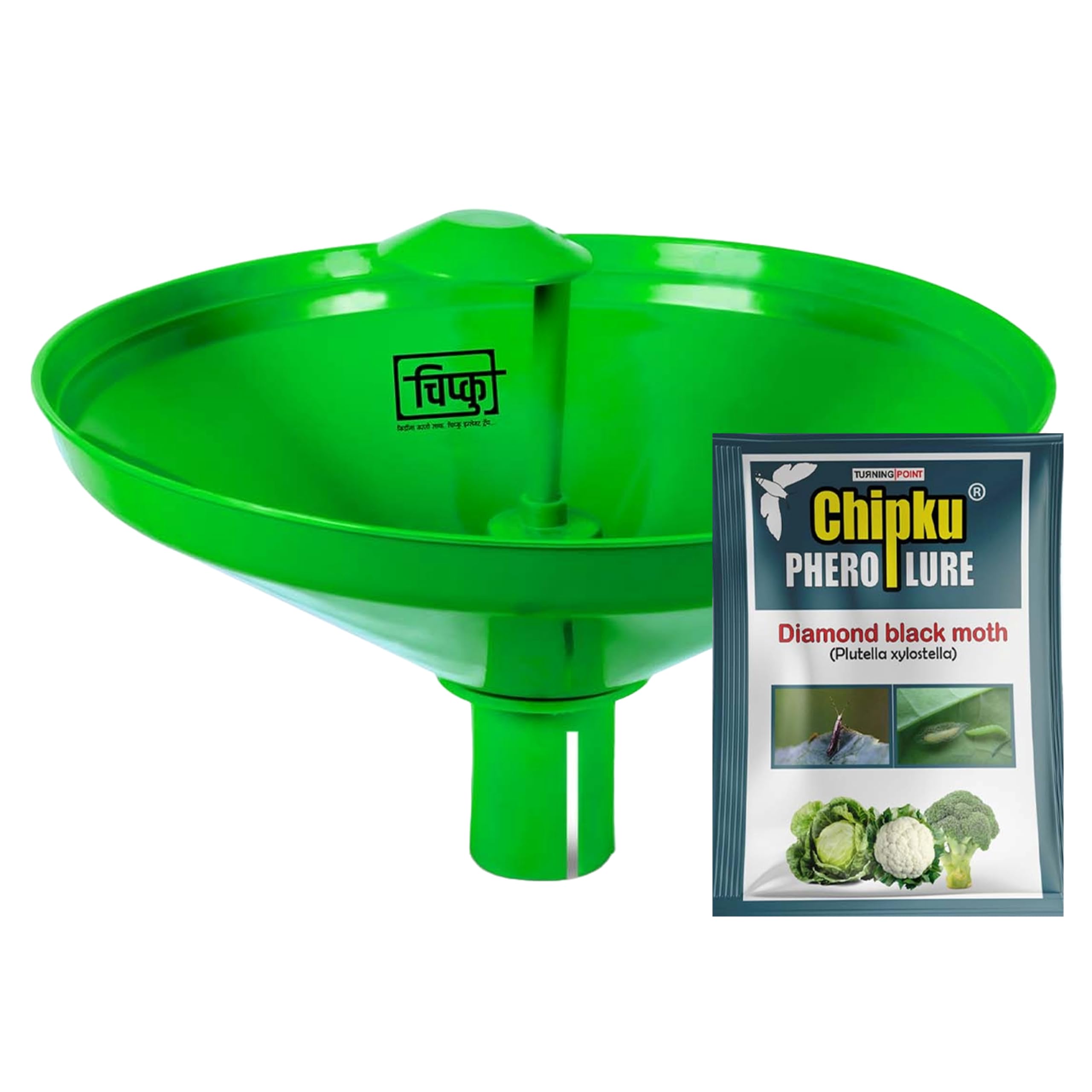 Chipku- Pheromone Water Trap with Lure Plutella xylostella Lure for Catch Insect/Moth Diamond Black Moth (Plutella xylostella) (10)-image-38