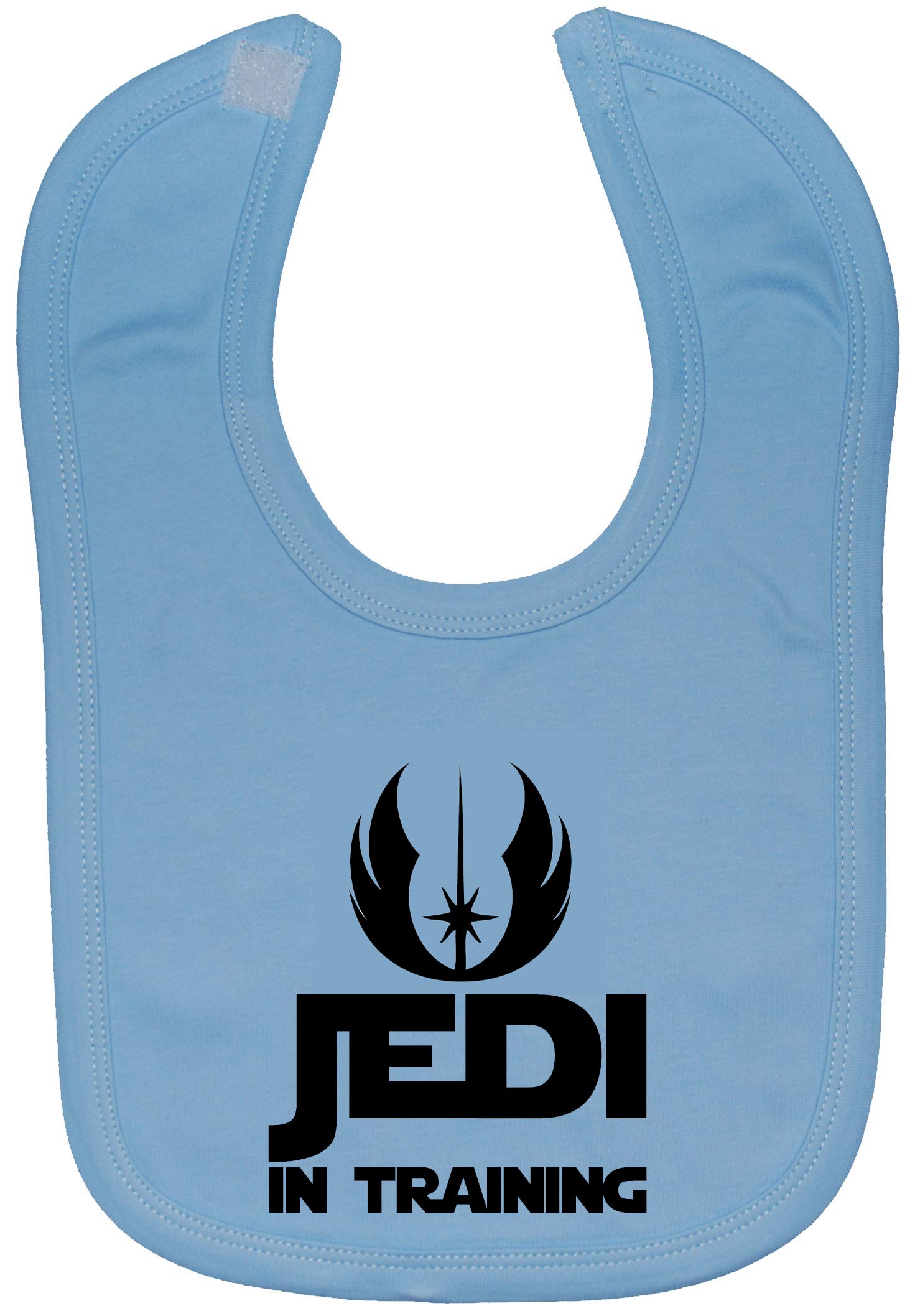 Acce Products Jedi in Training Baby Feeding Bib Touch Attached 0 to approx 3 Years - Blue