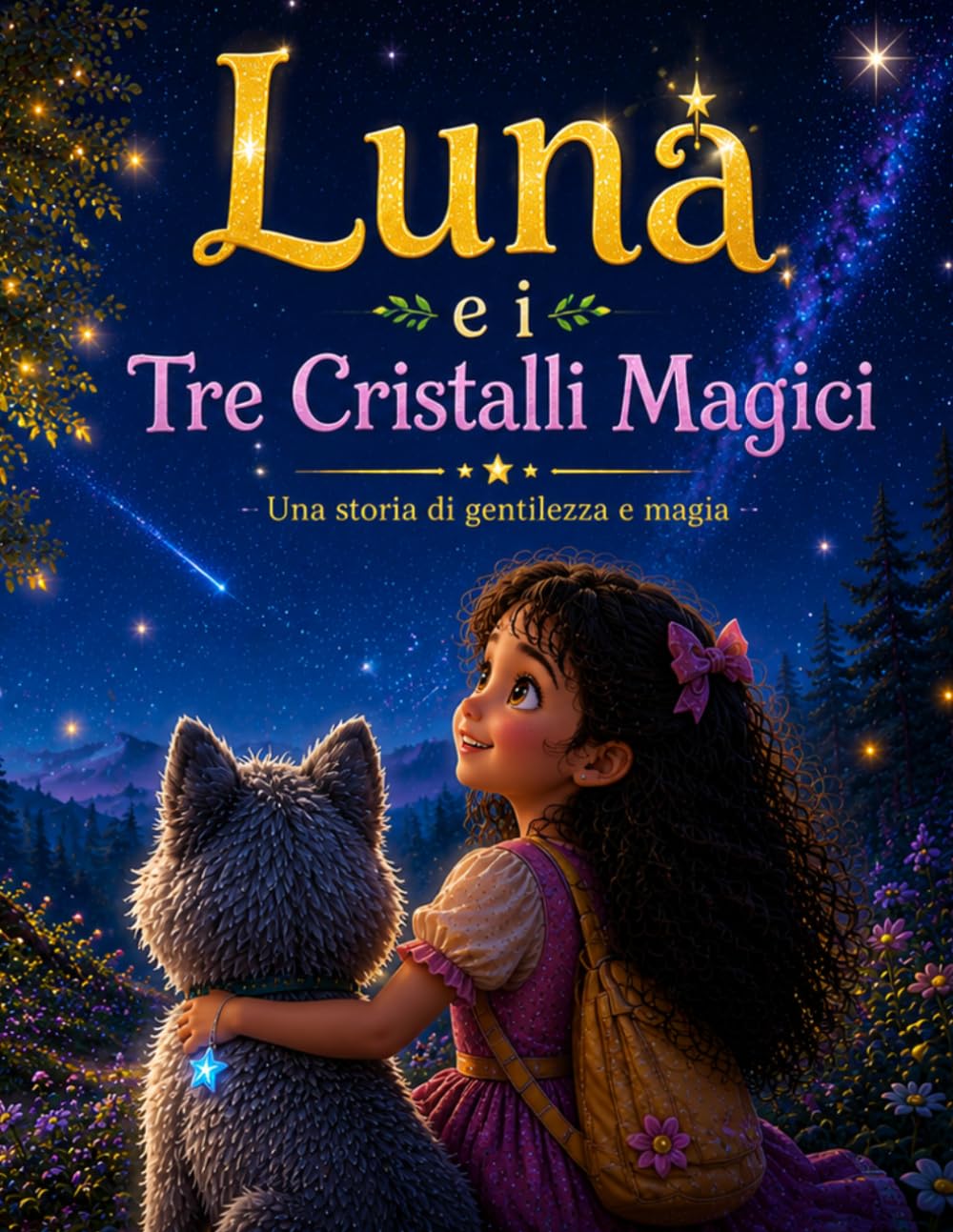 Luna e i Tre Cristalli Magici: Una dolce avventura di amicizia, coraggio e magia (Le Avventure Magiche di Luna)