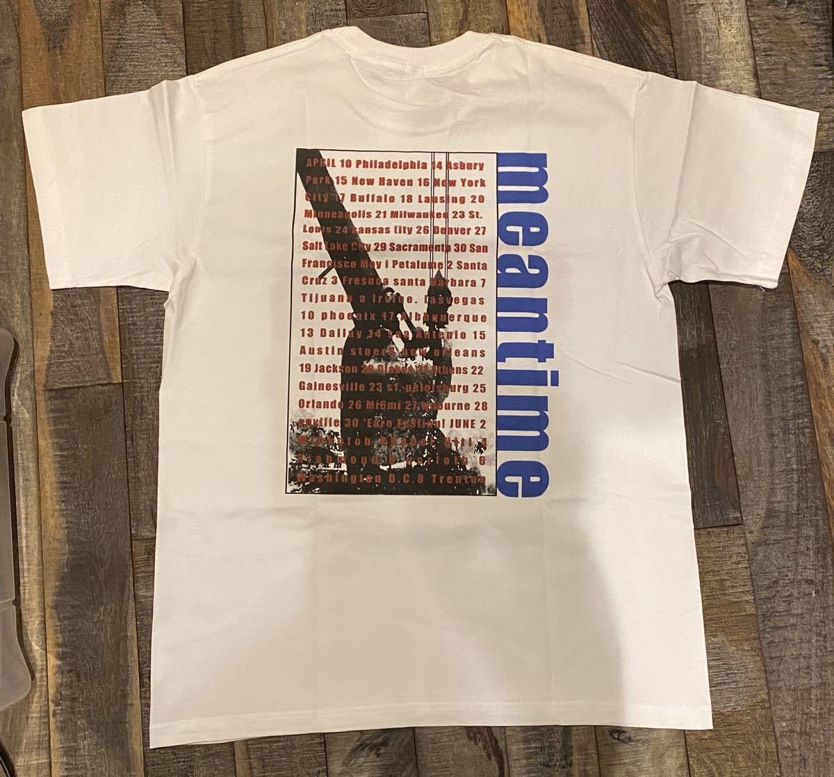 Amazon.co.jp: 激 激 レア helmet meantime tour Tシャツ バンドT