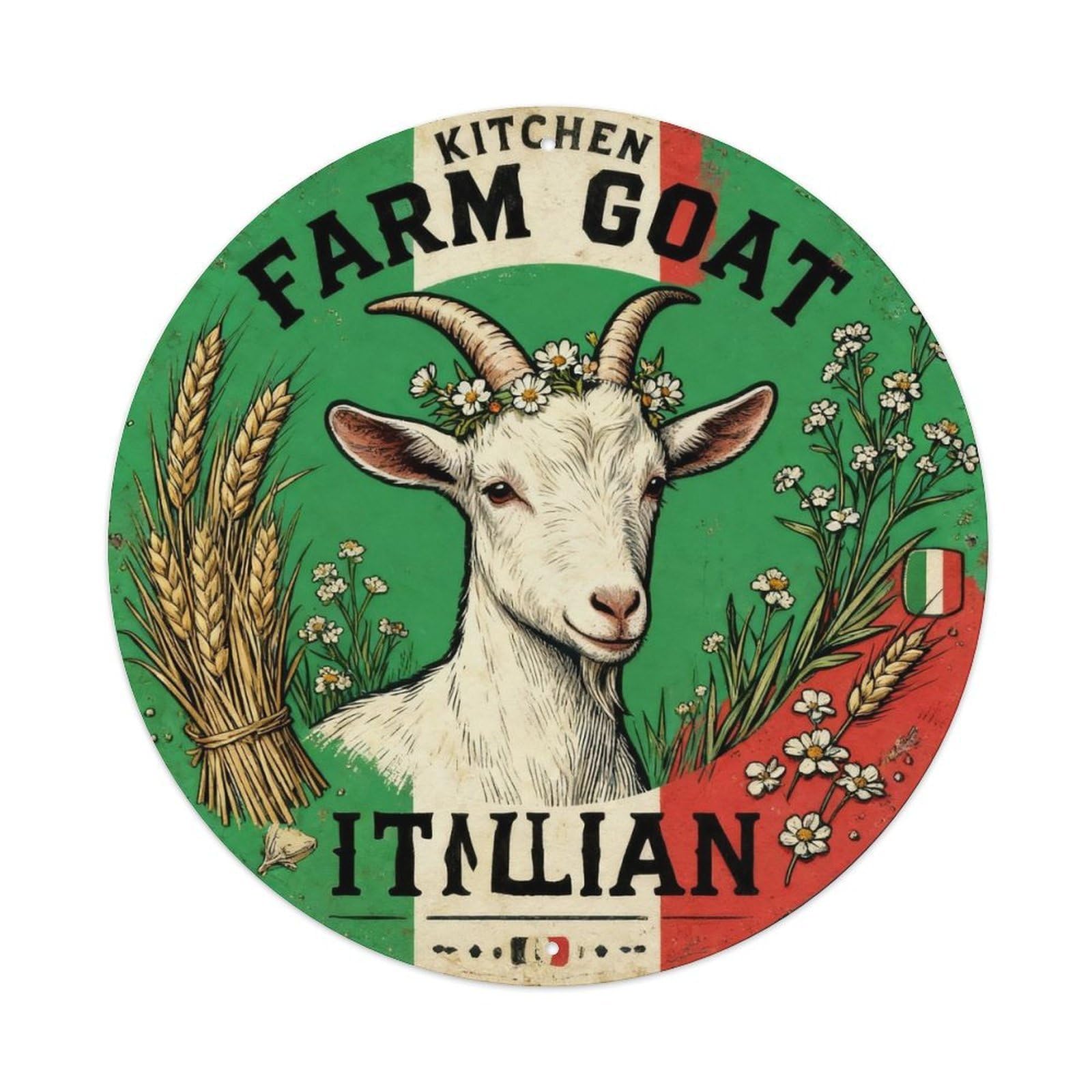 Farm Goat Vintage Tin Sign Metal Tin Sign Plaque