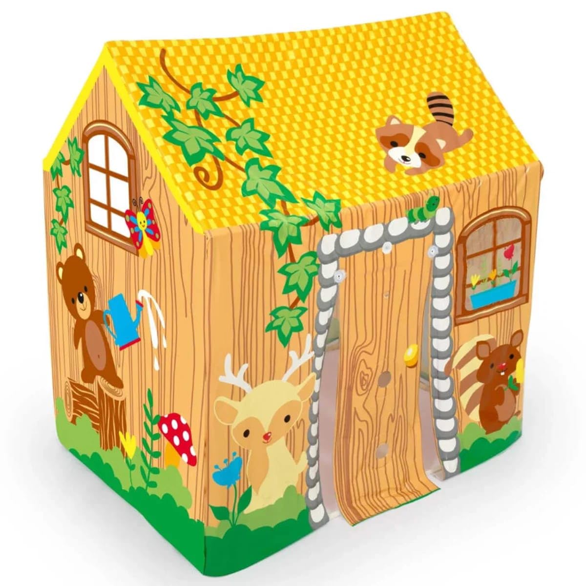 Sanzzy Jumbo Size Light Weight Kids Play Tent House for 3-13 Year Old Kids Girls and Boys (Yellow Jungle House) (B0DC6KTY8T) Amazon Price History, Amazon Price Tracker