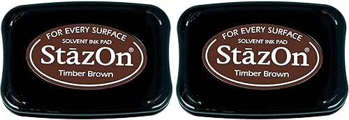 Miniatura 7 de Tsukineko Almohadilla de tinta multisuperficie StazOn de tamaño completo, mostaza