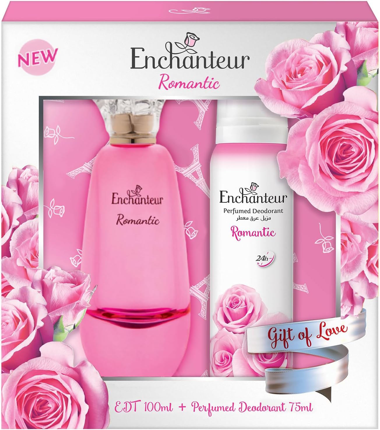 Giftpack Romantic EDT 100ml + Perfumed Deodorant 75ml | Long Lasting Fragrance | Perfect For Gifting Or Personal Use