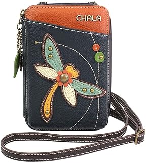 Chala Dragonfly Wallet Crossbody Handbag - Convertable Strap