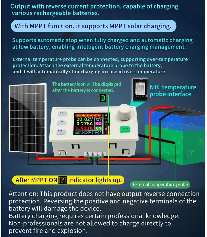SK120S CNC仕上げ調整可能DC安定化電源定電圧定電流7A 120W降圧モジュール