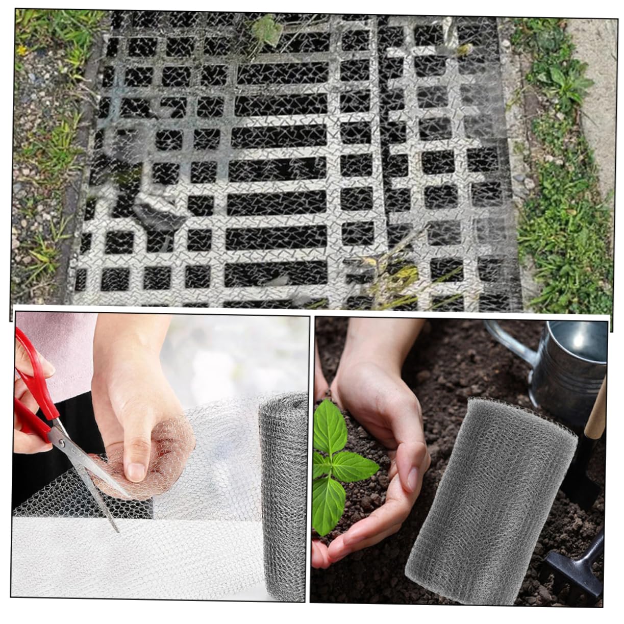 Hemobllo Stainless Wire Mesh Screen Garage Door Screen 5 Inches x 100 Feet Roll 304 Stainless Steel for Garden House DIY Projects