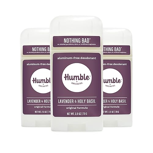 Humble Brands - Barra desodorante totalmente natural sin aluminio para mujeres y hombres dura todo el dĂa segura y certificada libre de crueldad Humble Brands - Barra desodorante totalmente natural sin aluminio para mujeres y hombres dura todo el dĂa segura y certificada libre de crueldad