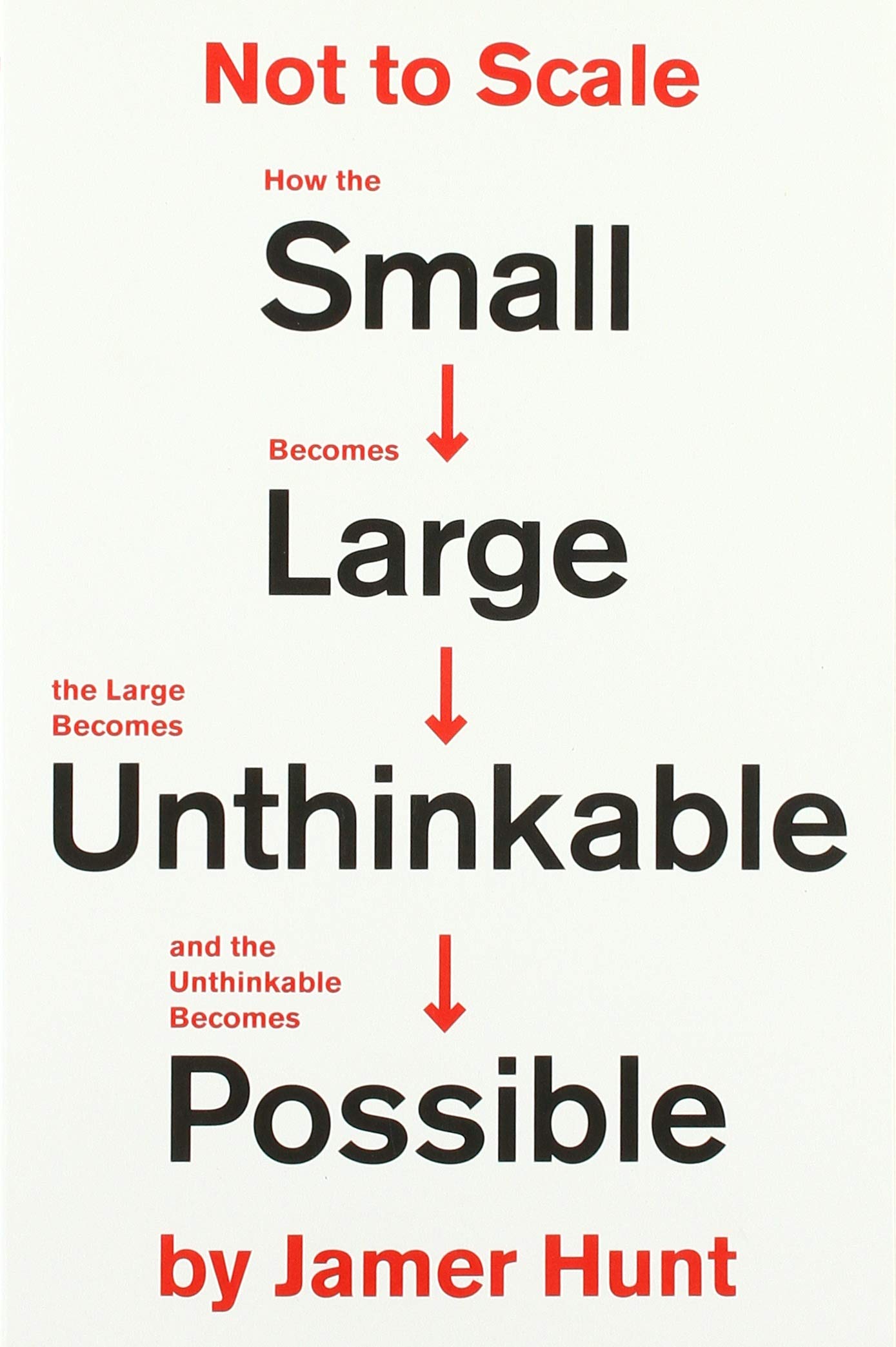 Buy Not to Scale: How the Small Becomes Large, the Large Becomes Unthinkable, and the Unthinkable Becomes Possible — BookShops.in