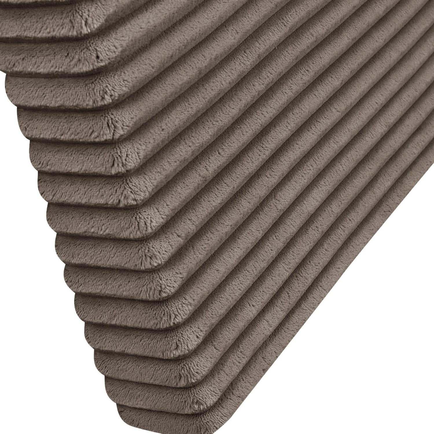 Generisch Bankauflage Sitzkissen 5 cm dick, Waschbar & rutschfest - 120x40 100x40 150x50 160x40 80x40 cm - Cord-Sitzpolster für Bank, Fensterbank, Gartenmöbel und Terrasse(Kaffee,110x45x5cm)