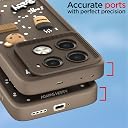 Pikkme Back Cover for Infinix Note 40 Pro 5G | Cute Fun Cartoon 3D Bear Silicone Full Body Protection Bumper Case (Brown) gallery image