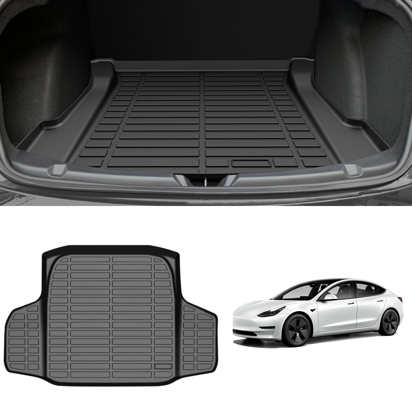 Cargo Mat for Accord 2018-2022, CHEINAUTO Cargo Liner Car Trunk Protector All-Weather Rear Cargo Area Mat Protective Floor Mat for Accord