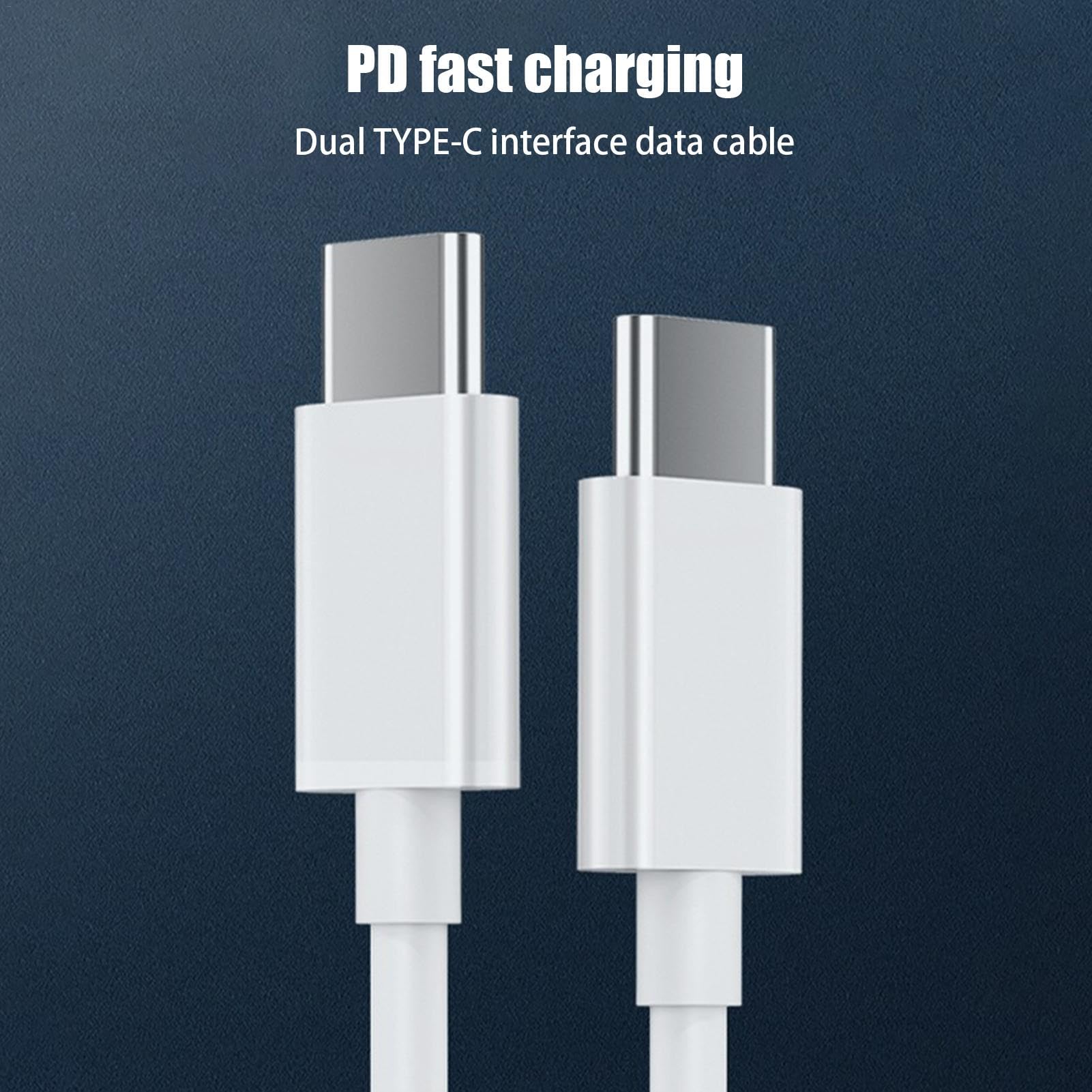 Cavo USB C USB C, Cavo Di Ricarica Rapida USB C, Cavo Di Ricarica Di Tipo | C Da 3,28 Piedi 120 W, Interfacce Doppio Tipo C A Connessione Rapida, Uscita 6 A, Ricarica Del Computer Portatili, Tablet