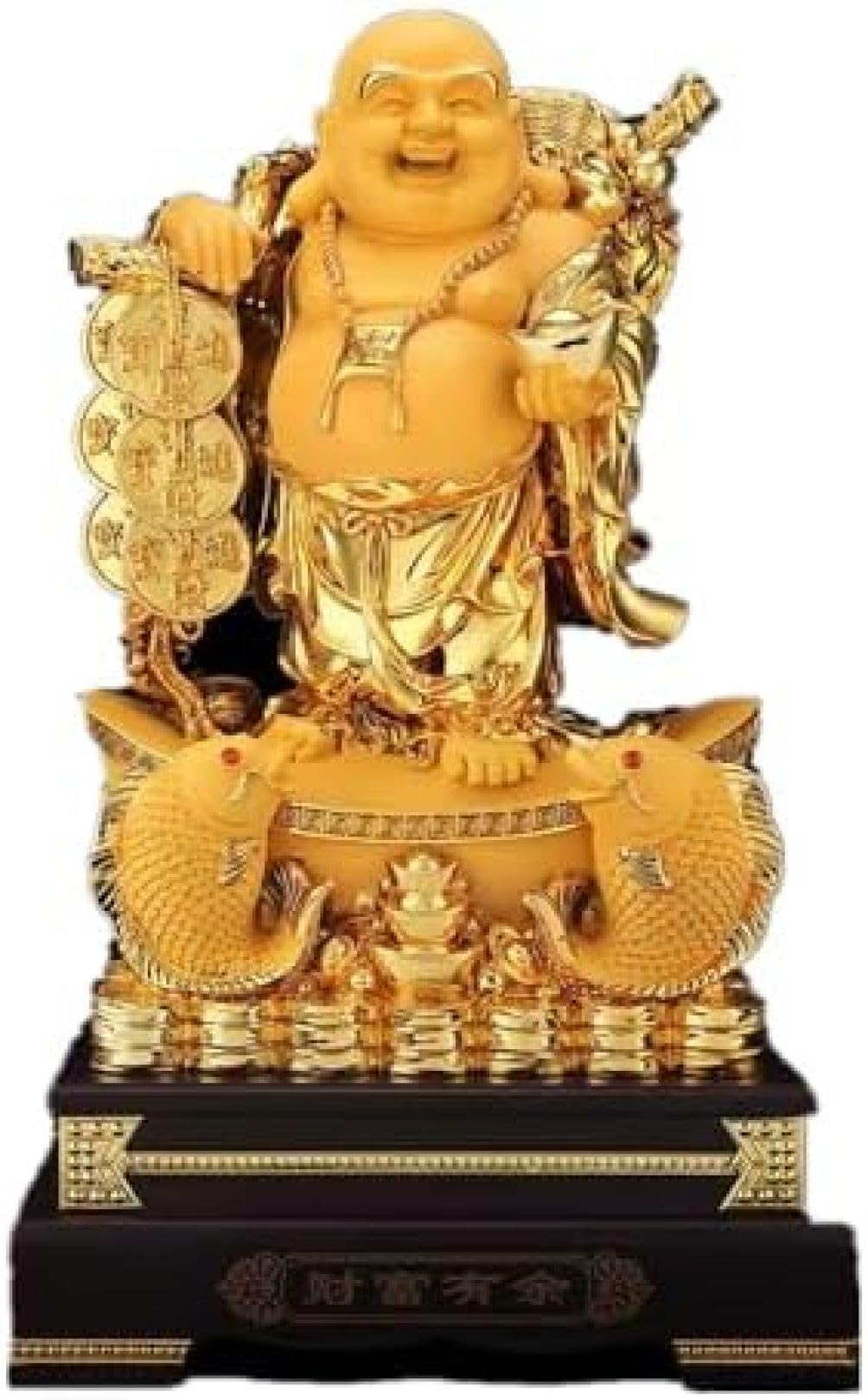 Amazon｜Longzlan(売店)布袋様七福神置物布袋さん大黒様大黒さま置物龍