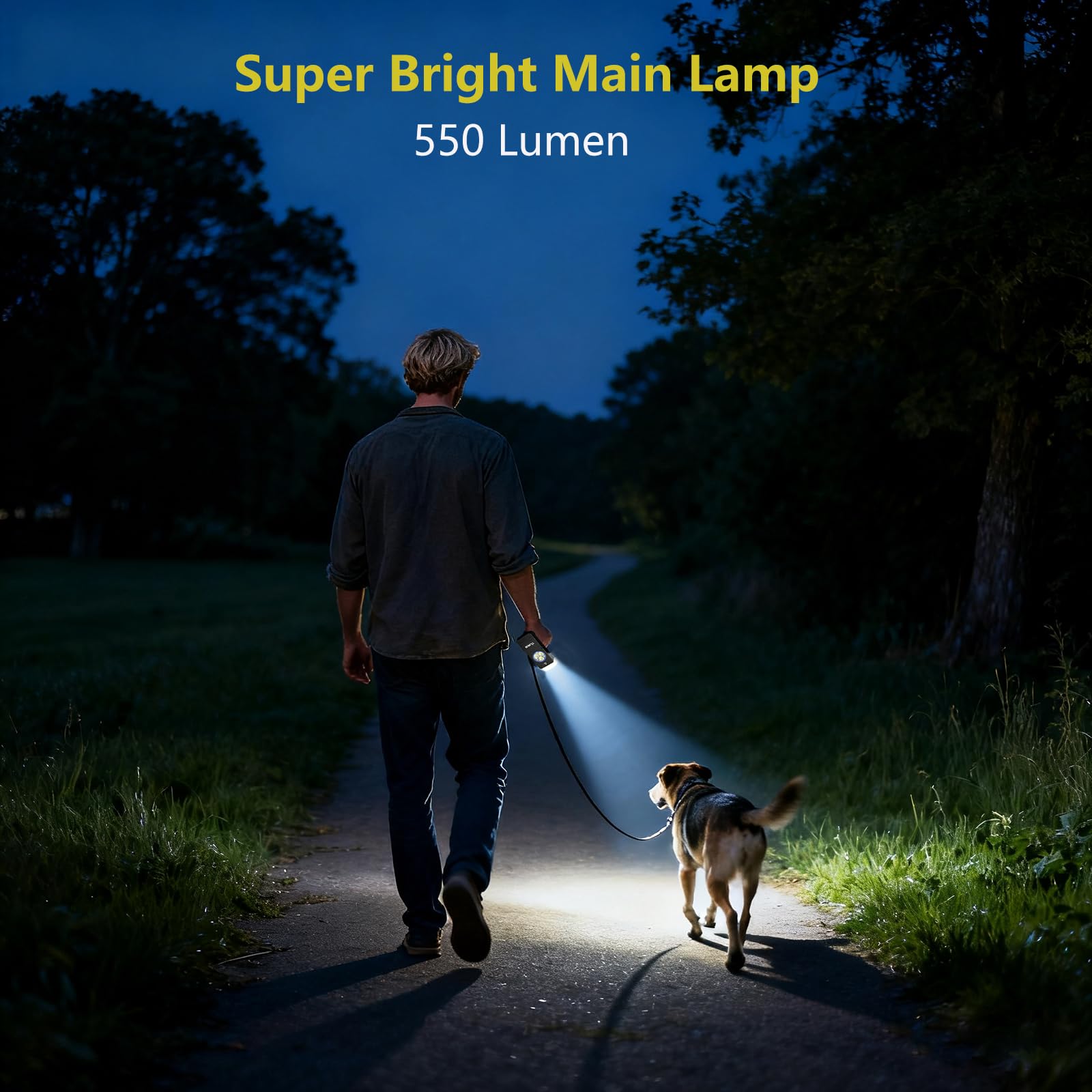 BORUIT U6 Torcia LED Potente Professionale 1600 Lumen, Ricaricabile A/C-C Torce con Magnete a Clip, IP68 Impermeabile EDC Piccola Mini Flashlight Per Campeggio Emergenza