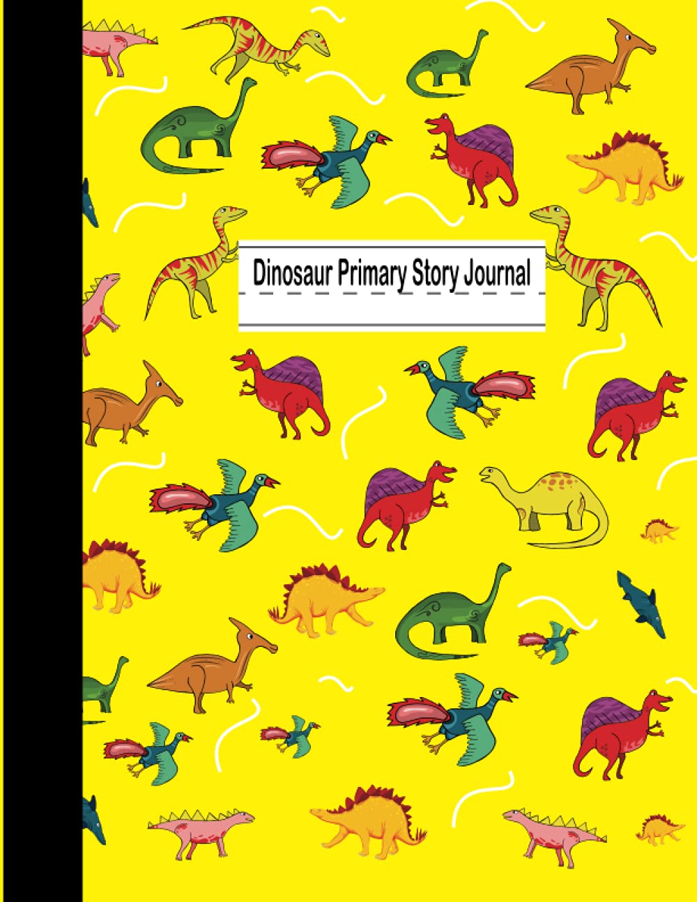 Dinosaur Era - Primary Story Journal: Grades K-2: Learn to Write and Draw Journal ,Dotted Midline with Drawing Box (8.5" x 11" Notebook), Handwriting Practice Paper and Story Pages.
