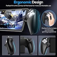 Vista 18 de FYOUNG Funda protectora para PlayStation Portal, funda protectora de silicona suave con protección completa y agarre antideslizante para el pulgar