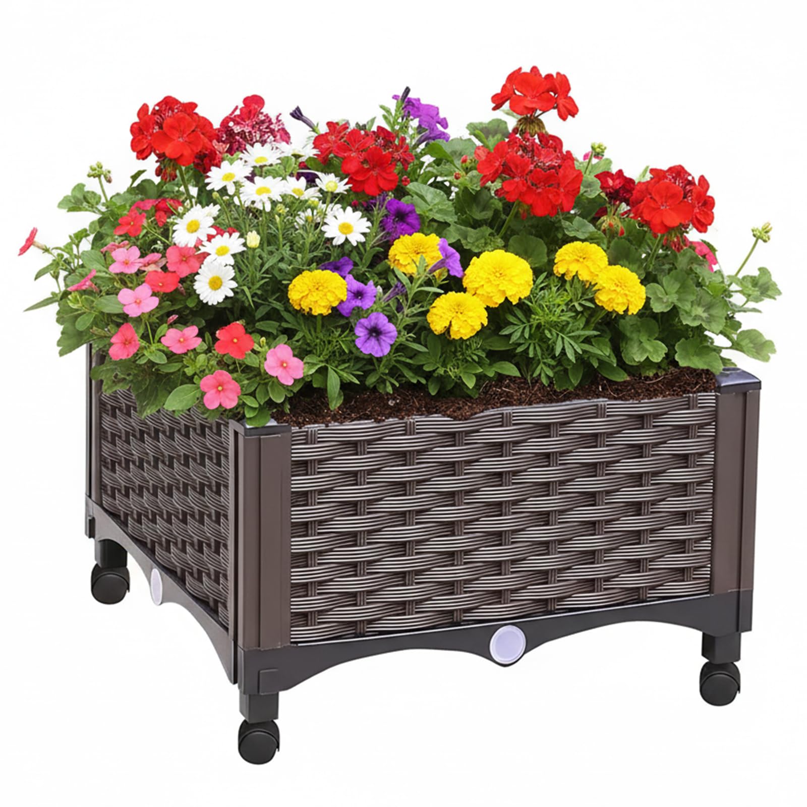 Raised Beds For Garden | Raised Planter With Legs | Large Garden Vegetable Planters Outdoor | Garden Herb Flower Bed Planter Boxes With Drainage Holes For Backyard Patio Balcony