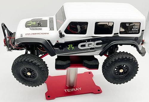 Miniatura 3 de Soporte de trabajo para automóvil RC, estación de trabajo de reparación de aluminio, altura de rotación 360, soportes de cuerpo para 116 118 124