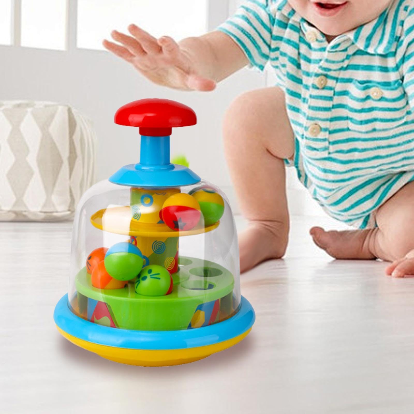 Gioco Sensoriale con Palline Scoppiettanti per Bambini Dai 12 Mesi in Su.