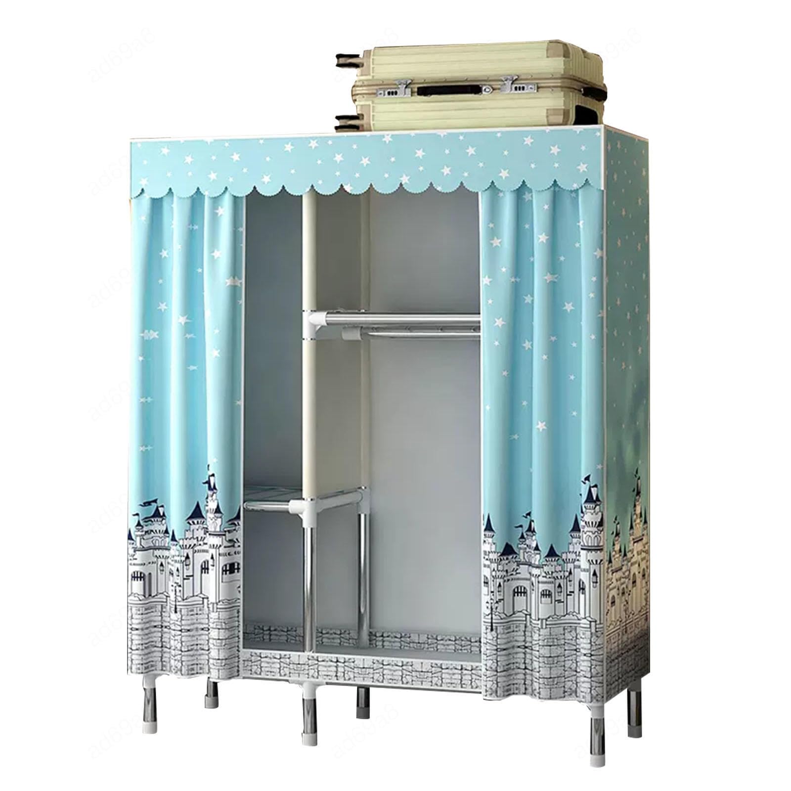 Placard pliable en toile 176 cm pour le rangement d'un studio urbain