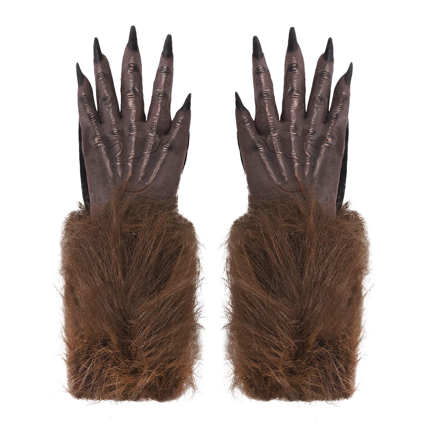 Laxte Skeleton Gloves - Gothic Grim Reaper Werewolf Halloween Costume Gloves — image 1