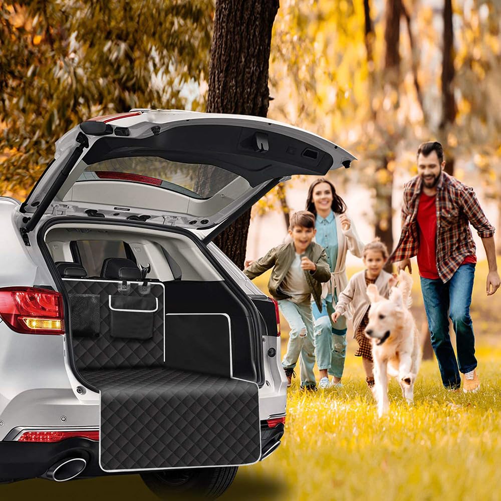 Fodera Bagagliaio Per Cani Per Audi Q5 III (GU) 2025 – Antiscivolo, Impermeabile, Con Protezione Laterale E Paraurti