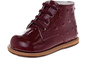 Adorable Burgundy Baby Shoes: First Steps in Style
