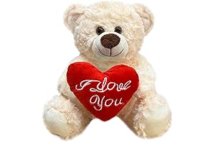 White Teddy Bear with Heart: 'I Love You' Plush Toy - Meet Oso!