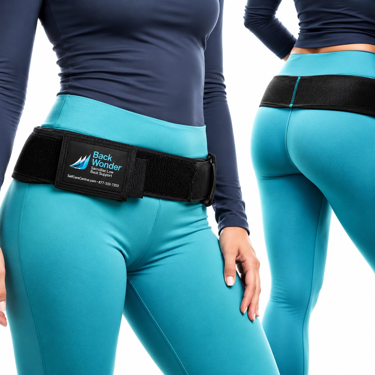 GNR Backwonder Sacroiliac Low Back Support Belt - Small 26-34 Hips by "GNR Health Systems, Inc."