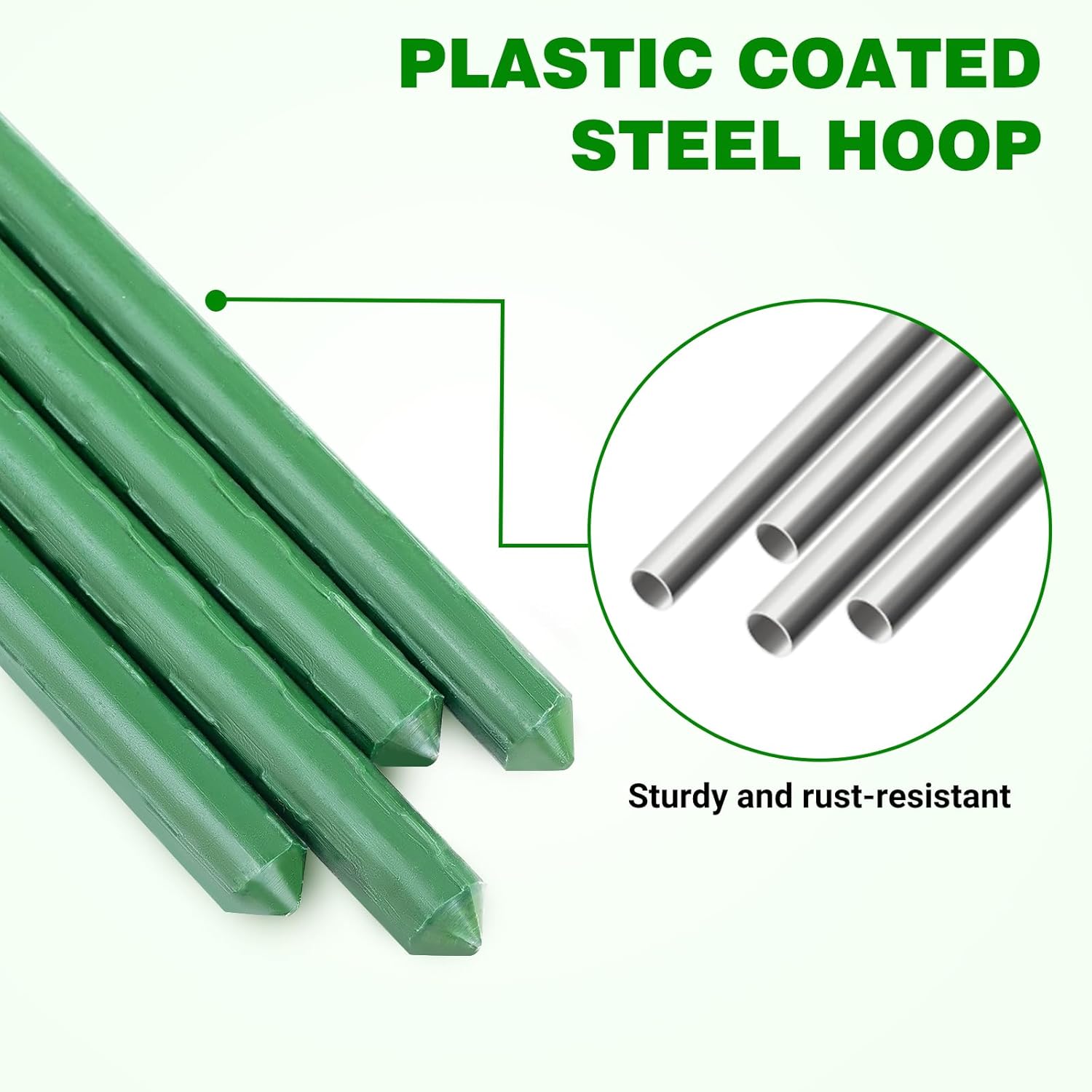 UNIFAMILY Chicken Tunnel for Outside 12FT, Flexible Chickens Runs for Yard, Quick Installation Shade Net Protection from Sun Portable Chicken Tunnels, Poultry Coop Run Tunnels Perfect for Backyard